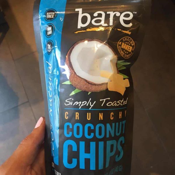 Healthy Filling Snacks aren't easy to find!! Coconut Chips!