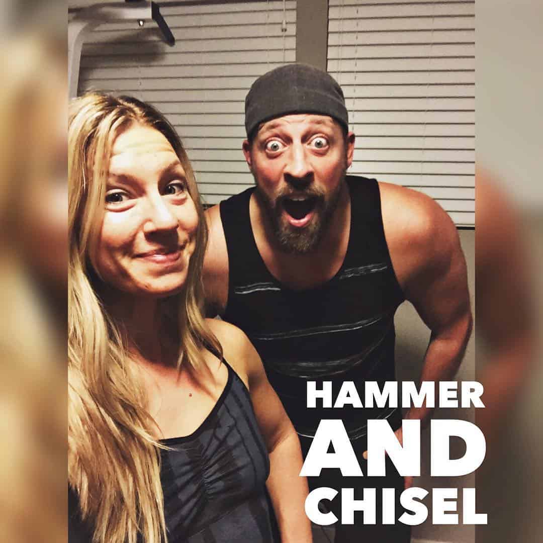 hammer and chisel, fit couple,