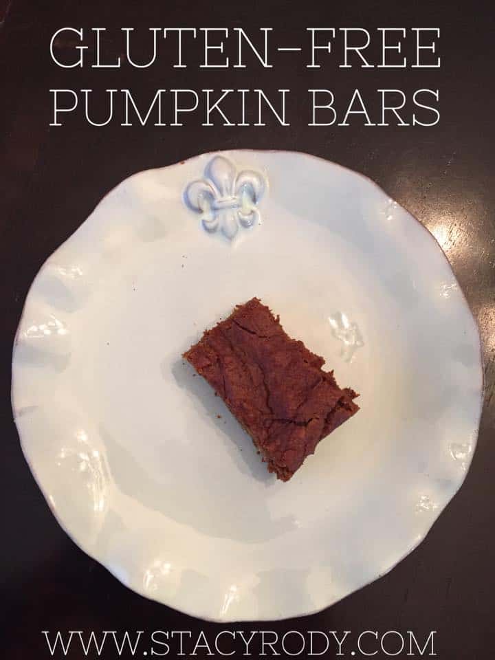 gluten-free pumpkin bars, gluten-free recipes