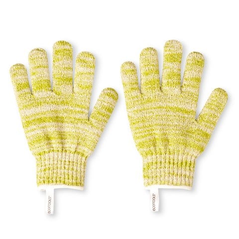 Exfoliate, exfoliating gloves, eco gloves, target