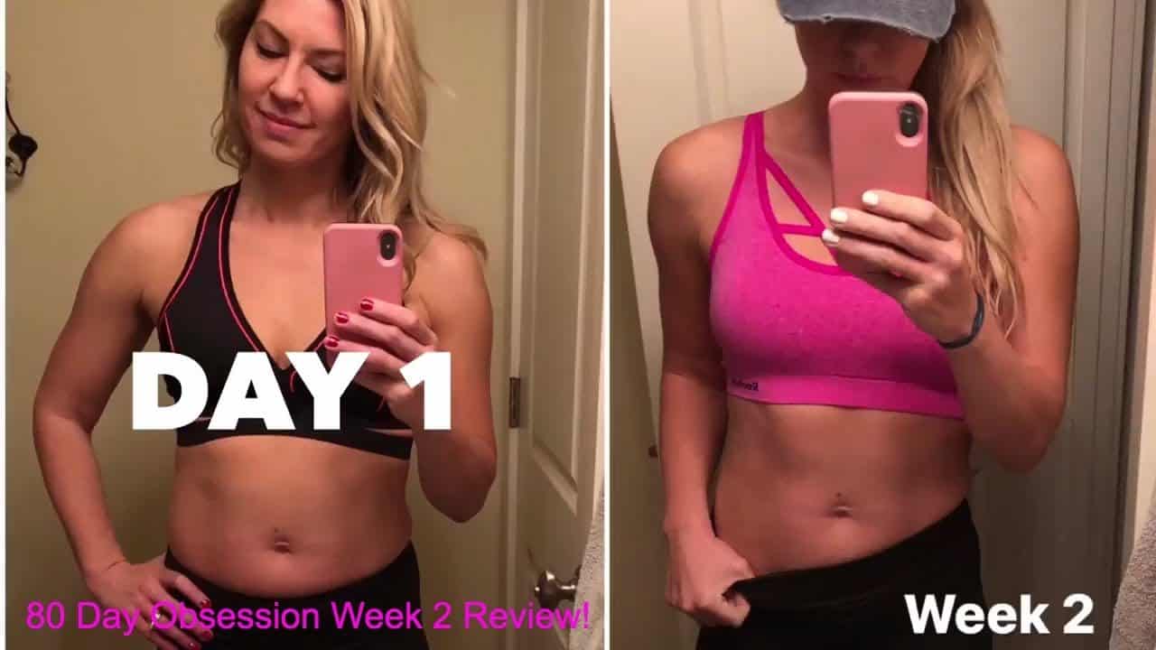 Week Two Review of 80 Day Obsession - A Mom's Journey of Weight Loss Transformation
