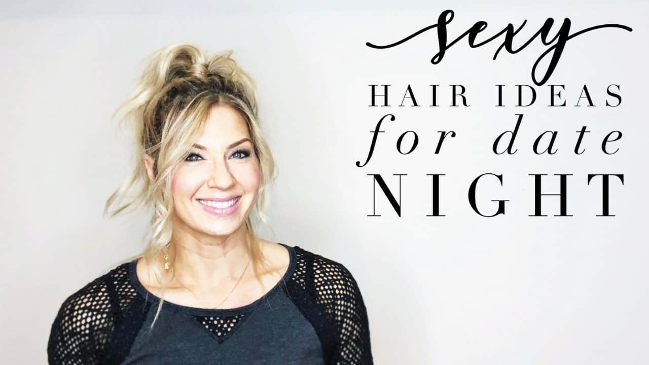 Quick Hair Updo Tutorial for Date Night, sext hair tutorial, hair tutorial, quick hair tutorial, date night hair tutorial