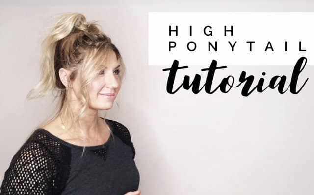 High Ponytail Tutorial 2019 | How To Make a High Ponytail With Volume!, high ponytail, high ponytail with volume